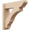 Ekena Millwork 5 1/2-in W x 18-in D x 18-in H Balboa Slat Rough Cedar Woodgrain TimberThane Outlooker, Primed Tan OUTUR055X18X18BOA24RCPR - alternate 1